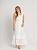 Vestido Lese Branco Adulto - Imagem 1