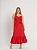 Vestido Laços Vermelho Adulto - Imagem 1