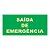 Placa Saída Emergência SE 13x26 - Imagem 1