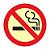 Placa Proibido Fumar P1 21x21 - Imagem 1