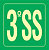 Placa Identificação Pavimento - 3º Ss - S17 14x14 - Imagem 1