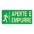 Placa Porta Corta-fogo Aperte E Empurre S18 13x26 - Imagem 1