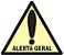 Placa Alerta Geral A1 21x21x21 - Imagem 1