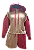 Conjunto casaco cropped com capuz e calção - Imagem 1