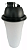 Tupperware Quick Shake ll 500ml Black - Imagem 1