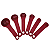 Tupperware Colheres Medidoras Gll Bordeaux - Imagem 1
