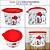 Tupperware Tupper Caixa 1,1L Galinhas - Imagem 6