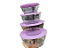 Tupperware Kit Tigelas Clear Lavanda 4 Peças - Imagem 3