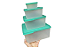 Tupperware Kit Basic Line Turquesa 4 Peças - Imagem 2