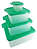 Tupperware Kit Basic Line Turquesa 4 Peças - Imagem 5