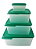Tupperware Kit Basic Line Turquesa 4 Peças - Imagem 6