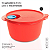 Tupperware Cristalwave 2L Vermelho Pimenta - Imagem 2