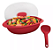 Tupperware Travessa Mágica Com Colher 1,8L Vermelho - Imagem 1