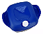 Tupperware Cristal Pop Quadrada 1,9L Pure Blue - Imagem 4