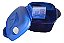 Tupperware Cristal Pop Quadrada 1,9L Pure Blue - Imagem 5
