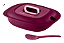 Tupperware Travessa Servire Com Colher 1,3L Vinho - Imagem 1