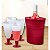 Tupperware Porta Garrafa Com 4 Taças Murano Marsala - Imagem 8