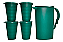 Tupperware Jarra Murano 2L Com 4 Copos Mysterious - Imagem 3
