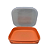 Tupperware Visual Box Mini 550ml Laranja - Imagem 9