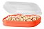 Tupperware Visual Box Mini 550ml Laranja - Imagem 1