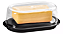 Tupperware Manteigueira Clear Black - Imagem 1