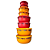 Tupperware Kit Tigela Toque Magico Hibiscus 8 Peças - Imagem 4