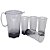 Tupperware Jarra Super Luxo 2L Com 4 Copos Black de Policarbonato - Imagem 2