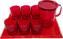 Tupperware Kit Premier Jarra e Copos com Bandeja 8 Peças # - Imagem 1