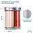 Porta Temperos e Condimentos Inox com 20 Potes Giratório - Imagem 5
