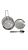 Açucareiro de Vidro e Suporte Inox 230ml - Imagem 4