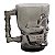 Caneca de Caveira 500ml Skull Mug Preta - Zona Criativa - Imagem 2