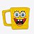 Caneca 3D Bob Esponja Quadrada 450ml - Zona Criativa - Imagem 2