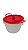 Tupperware Micro Arroz 2,2 Litros Vermelho Pimenta # - Imagem 11
