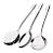 Kit Utensílios para preparo 3 Peças em Aço Inox - Original Line # - Imagem 2