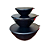 Kit Tupperware Tigela Prisma 3 Peças Onix em Policarbonato # - Imagem 5