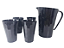 Kit Tupperware Prisma Jarra de Suco com 4 copos Onix Policarbonato # - Imagem 6