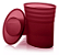 Tupperware Porta Garrafas Murano 1 Litro Marsala # - Imagem 3
