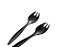 Tupperware Pegadores Allegra Black - 2 Unidades # - Imagem 2