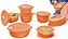Kit Tupperware Cristalwave 2° Geração - 8 Peças Rosado # - Imagem 2