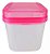 Tupperware Modular Quadrada Plus 4 Litros Rosa Tulipa # - Imagem 2