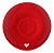Jogo de xicaras 160ml com Pires de Porcelana 12 Peças - Vermelho # - Imagem 4