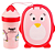 Kit Alimentação para Bebês Introdução Alimentar - Pinguim Rosa # - Imagem 1