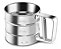Caneca Peneira Polvilhador e Tapioqueira de Inox com Gatilho # - Imagem 1