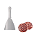 Espátula Reta de Cozinha Inox com Cabo Plástico - Profissional # - Imagem 1