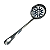 Escumadeira para Frituras Pequena 25cm Inox - Original Line # - Imagem 2
