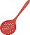Escumadeira de Silicone 28cm Vermelho - Fratelli # - Imagem 5