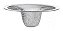 Ralo de Inox para Pia com Borda Fina 7,3 cm # - Imagem 3