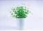 Kit Com 5 Vasos De Flores Artificiais Decorativas 18 Cm - Imagem 3