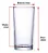 Jogo de Copos de Vidro Long Drink para Água e Suco 255ml 6pcs - Imagem 2