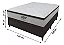 Cama Box Baú Casal Colchão Molas Pocket Ensacadas Tower 138x188x75cm Branco e Marrom Gazin - Imagem 4